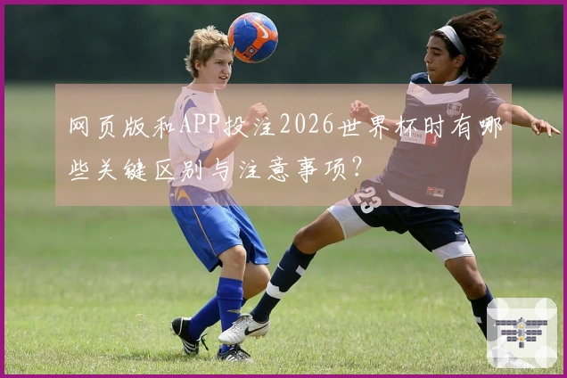 网页版和APP投注2026世界杯时有哪些关键区别与注意事项？