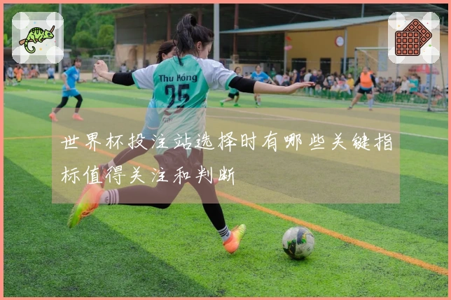 世界杯投注站选择时有哪些关键指标值得关注和判断